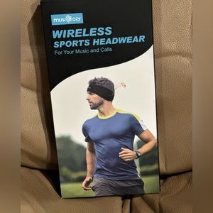 MUSICOZY Purple Bluetooth 5.2 Wireless Headband Headphones for Sports